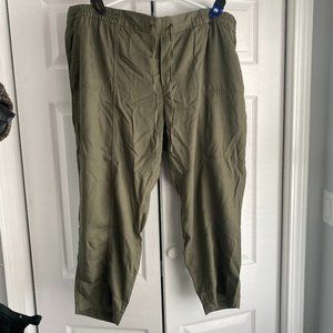 NWT Old Navy Green Chambray Pants Sz XXL